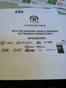A conference attendee booklet is ideal!
