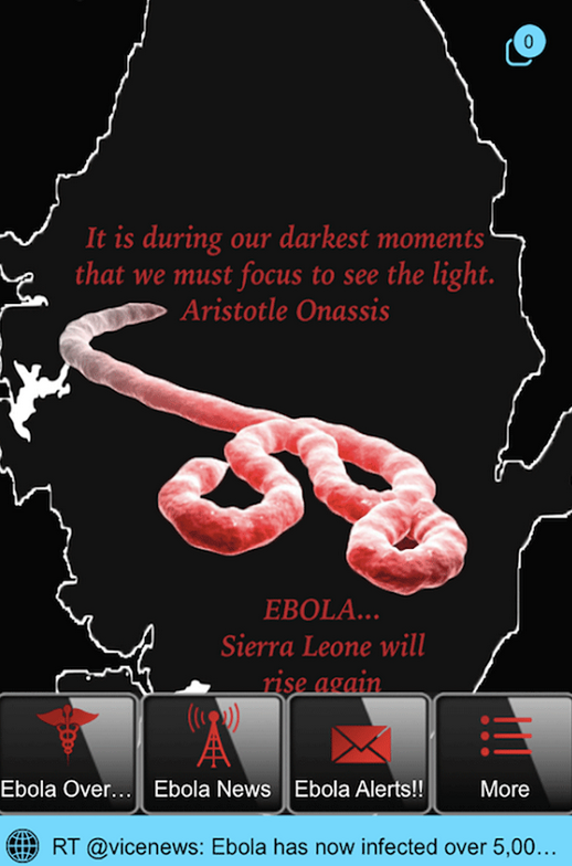 NC telecom company owner, a Sierra Leone native launches Ebola App
