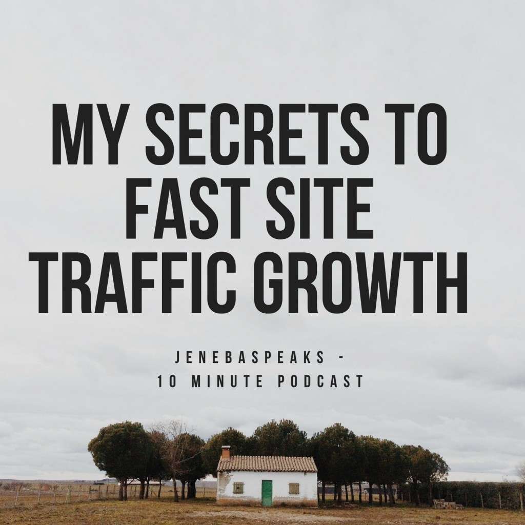 my secrets to fast site traffic growth