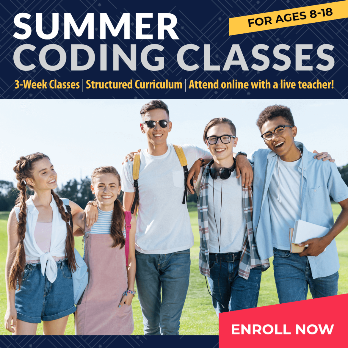Summer Free & Fee Camp Coding Classes Are Enrolling Now