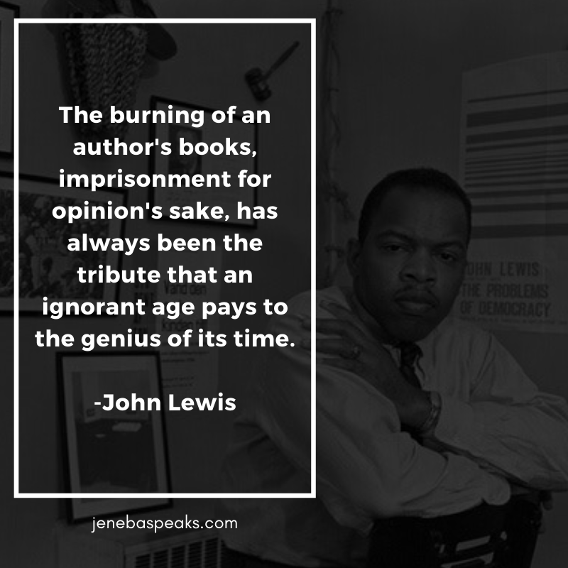 A quote by the late Congressman John Lewis resurfaces, and not a